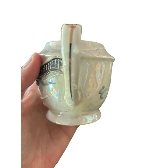 VINTAGE JAPAN Moriage DRAGONWARE DRAGON WARE CREAMER & SUGAR (Missing Lid) - Picture 10 of 16